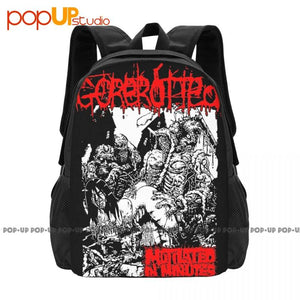 Gorerotted Mutilated Backpack Large Capacity Gym Tote Bag