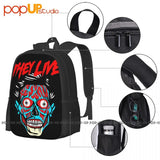 They Live Alien Face Horror Movie 80S Film Backpack Beach Bag