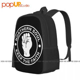 Northern Soul Keep The Faith 02 Backpack Large Capacity School Style Gymnast Bag