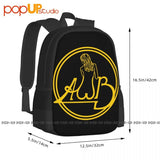 Funny Band Backpack Large Capacity Print Shoe Bag 3D Printing Clothes Backpacks