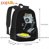 Butter Robot Cotton Game You Pass Butter Backpack Large Capacity School Softback