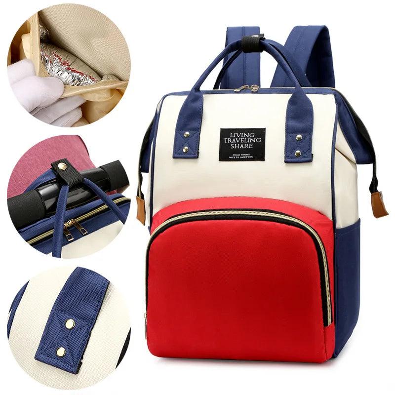 Large Capacity Mummy Bag Maternity Nappy Travel Backpack