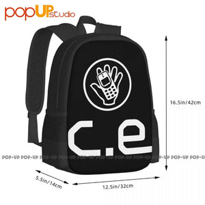Cav Empt C.E Hand Mobile T 18Ss Mobile Phone Backpack Large Capacity