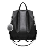Women Leather Backpack for Teenage Girls School Shoulder Bag