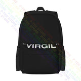 Virgil Abloh Large Capacity Backpack Print Backpack Sports Bag School Sport Bag