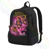 Living Dead Poster Large Capacity Backpack Gym Schoolbag
