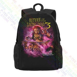 Living Dead Poster Large Capacity Backpack Gym Schoolbag