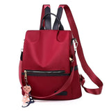 Women Oxford Backpack Female Travel Backpack Anti-theft Student Bag