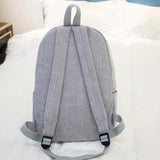 Cashmere School Backpack For Girl Large Capacity Women Canvas Travel Backpack