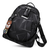 Women Oxford Backpack Anti-theft Travel Bag with Pendant