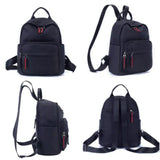 Nylon Women Backpack Casual Solid Student Backpacks