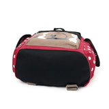 Vintage Cat Cartoon Canvas Backpack School Bags For Teenager Girls