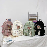 Waterproof Nylon Women Backpacks School Bags for Teenage Girls Laptop Backpacks