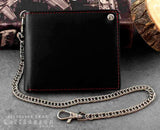 Men's Boys Casual Slim Chain Wallet Billfold