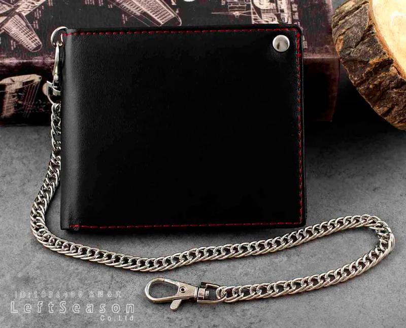 Men's Boys Casual Slim Chain Wallet Billfold