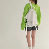 Canvas Backpack Women Multifunctional Bag School Bag For Travel