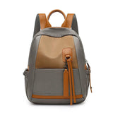 Pink Women's Backpack Oxford Cloth Casual Soild Shoulder Bags for Teenagers