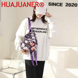 Women Nylon Mini Backpack School Bags for Teenage Girl