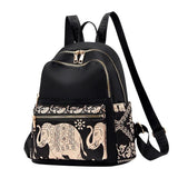 Waterproof Oxford Women's Travel Backpack Middle-aged and Elderly