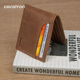 RFID Shielded Leather Short Wallet 8104