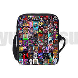 3D Print FNF Shoulder Bag Boys Girls Handbags Kids Crossbody Bag