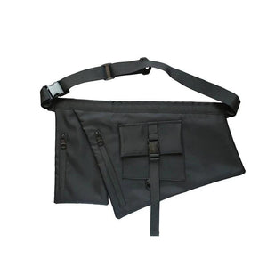 Men Chest Bag Hip-hop Streetwear Waist Pack Travel Phone Belt Bag Fanny Pack