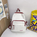 Small Nylon Backpack for Women Shoulder Rucksack Schoolbag Travel