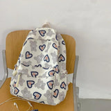 Bear Print Waterproof Schoolbag For Teens Student Backpack Nylon Girls Bagpack