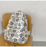 Bear Print Waterproof Schoolbag For Teens Student Backpack Nylon Girls Bagpack