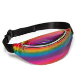 Gradient Sequined Shoulder Chest Bag