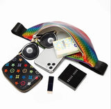 Gradient Sequined Shoulder Chest Bag