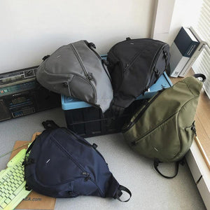 Hip-Hop Tooling Messenger Bag Large-Capacity Chest Bag