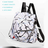 SCOFY Stripe Prints Backpack Purse for Women