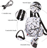 SCOFY Stripe Prints Backpack Purse for Women