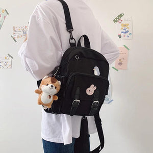 Waterproof Nylon Mini Backpack for Girls, Multifunctional and Foldable