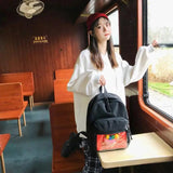 Clear Transparent Women Backpacks PVC School Backpack