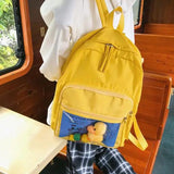 Clear Transparent Women Backpacks PVC School Backpack