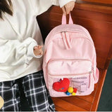 Clear Transparent Women Backpacks PVC School Backpack