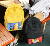 Clear Transparent Women Backpacks PVC School Backpack