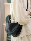 Large-capacity Pu Leather Messenger Bag Female