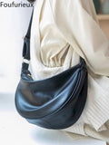 Large-capacity Pu Leather Messenger Bag Female