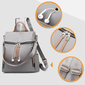 Waterproof Oxford Women's Multi-function Bag with Headphone Jack