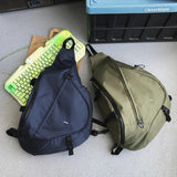 Hip-Hop Tooling Messenger Bag Large-Capacity Street Sports Chest Bag