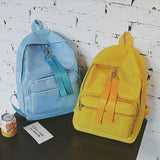 Nylon Mini Backpack for Teenage Girl Female Travel Women Shoulder Bag