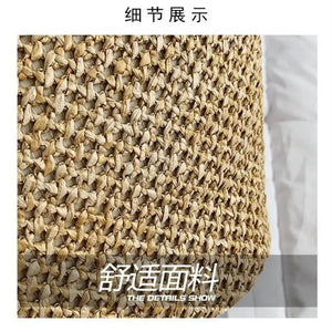 Summer Straw Woven Bucket Bag Women's Handbag