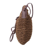 Straw Weave Tote Purse Lady Beach Hobo Bag