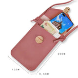 Women's Touch Screen Cell Phone Purse Smartphone Wallet Shoulder Handbag