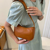 Small Shoulder Bag Women's Single Satchel Bag Bandouliere