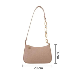 Dermatoglyph Texture Subaxillary Shoulder Bag