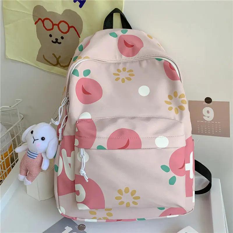 Waterproof Nylon Backpacks Women Large Capacity Harajuku Ulzzang Knapsack